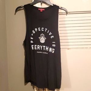 Perspective is everything racerback t-shirt